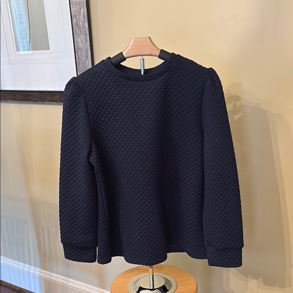 Quilted Black Sweater for Men